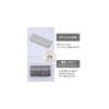 YAMAZEN Storage Box for Books and Comics (Holds 24 Comics/Paperbacks) [Set of 3] Transparent