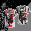 Футболка Metal Gear Solid New Style Summer с круглым вырезом и короткими рукавами с 3D-принтом