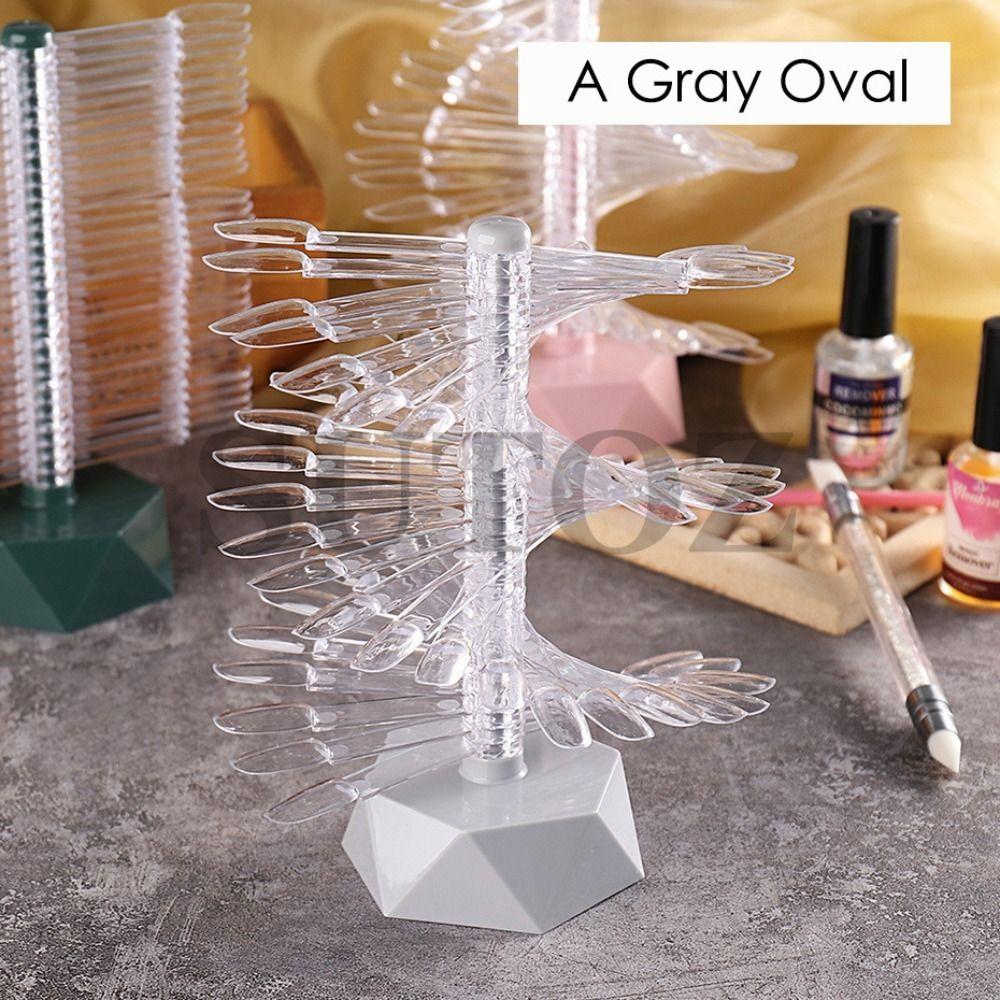 Gel Polish Spiral Shelf Nails Showing Shelf Nail Art False Tips Manicure Shelf Display Stand