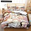 3D Anime Fairy Tail Bedding Set Bed Three-piece Set Duvet Cover Single Double Bed Queen Size Duvet Cover Set Adult Kid's Bedroom