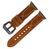 Ремешок Apple для Apple Iwatch7 SE 6 5 4 Натуральная Кожа Первый Слой Нержавеющая Сталь Пряжка-Штифт Кожаный Ремешок Мужской
