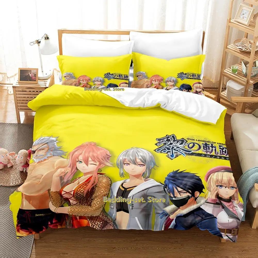 Новый Постельный набор The Legend Of Heroes Kuro No Kiseki 2 Односпальный Полуторный Двуспальный Кинг-сайз Набор для кровати Взрослый Детский Спальня Комплекты пододеяльников