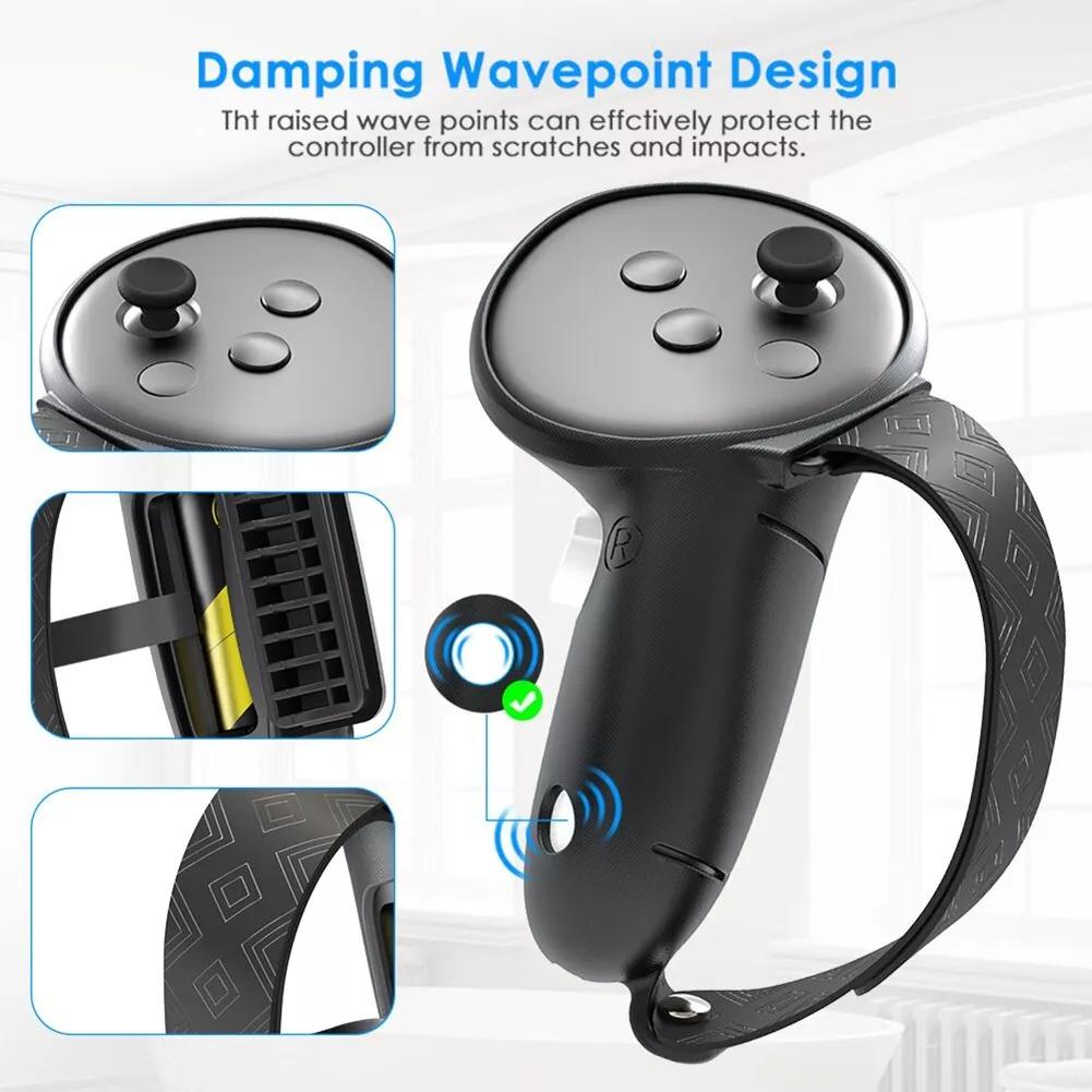 Для Meta Quest 3S аксессуары, Quest 3S VR силиконовая маска для лица, VR Shell Cover, Quest 3S Touch Controller Grip Cover, крышка объектива, крышка для глаз