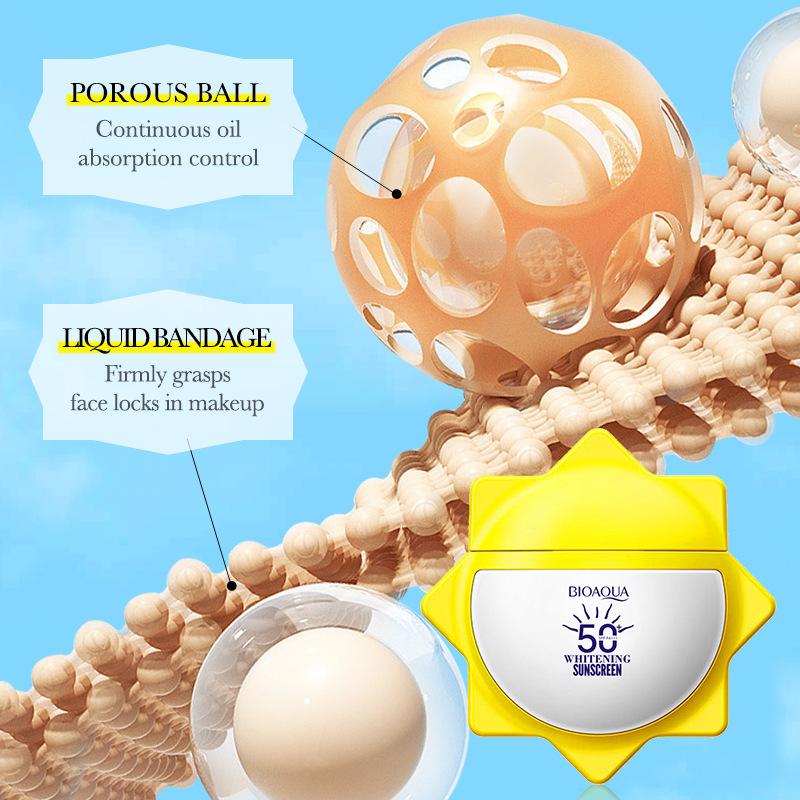 BIOAOUA Отбеливающий и лифтинговый солнцезащитный крем с УФ-защитой