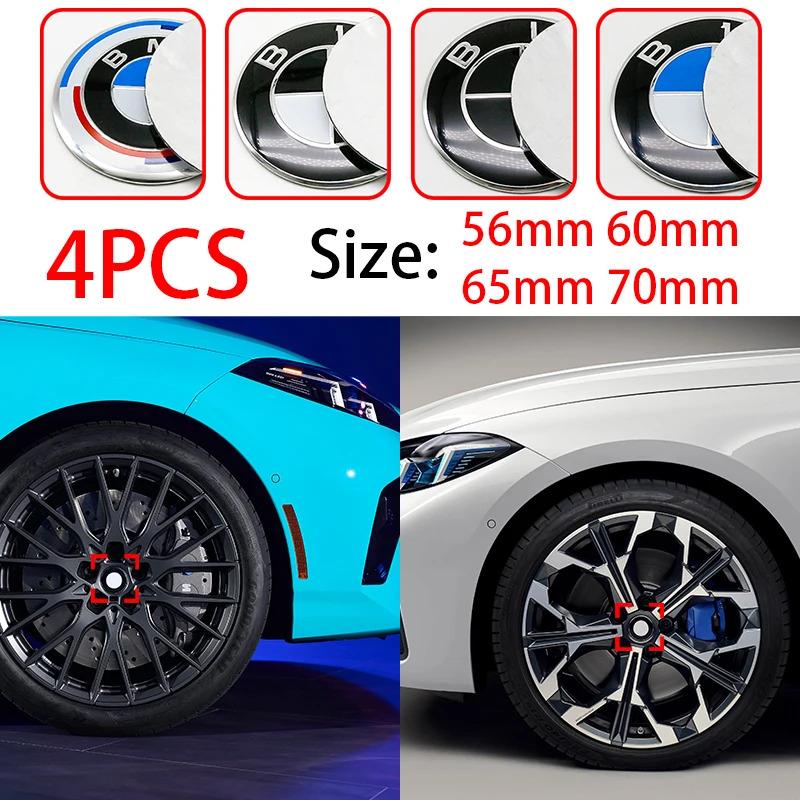 Car Steering wheel decals Wheel hub caps Cover Motorcycles Metal emblem For BMW F07 F90 F10 F11 F18 G30 G31 E60 E61 accessories
