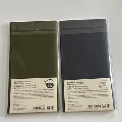 Блокнот TRAVELERS Notebook Kyoto Edition Синий кожаный чехол Набор из 5 сменных блоков Япония