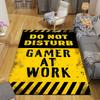 1Pc Gamer Focus Rug, Office Carpet Indoor Outdoor Doormat, Non-Slip Soft, Living Room, Christmas Halloween Gift. M92879