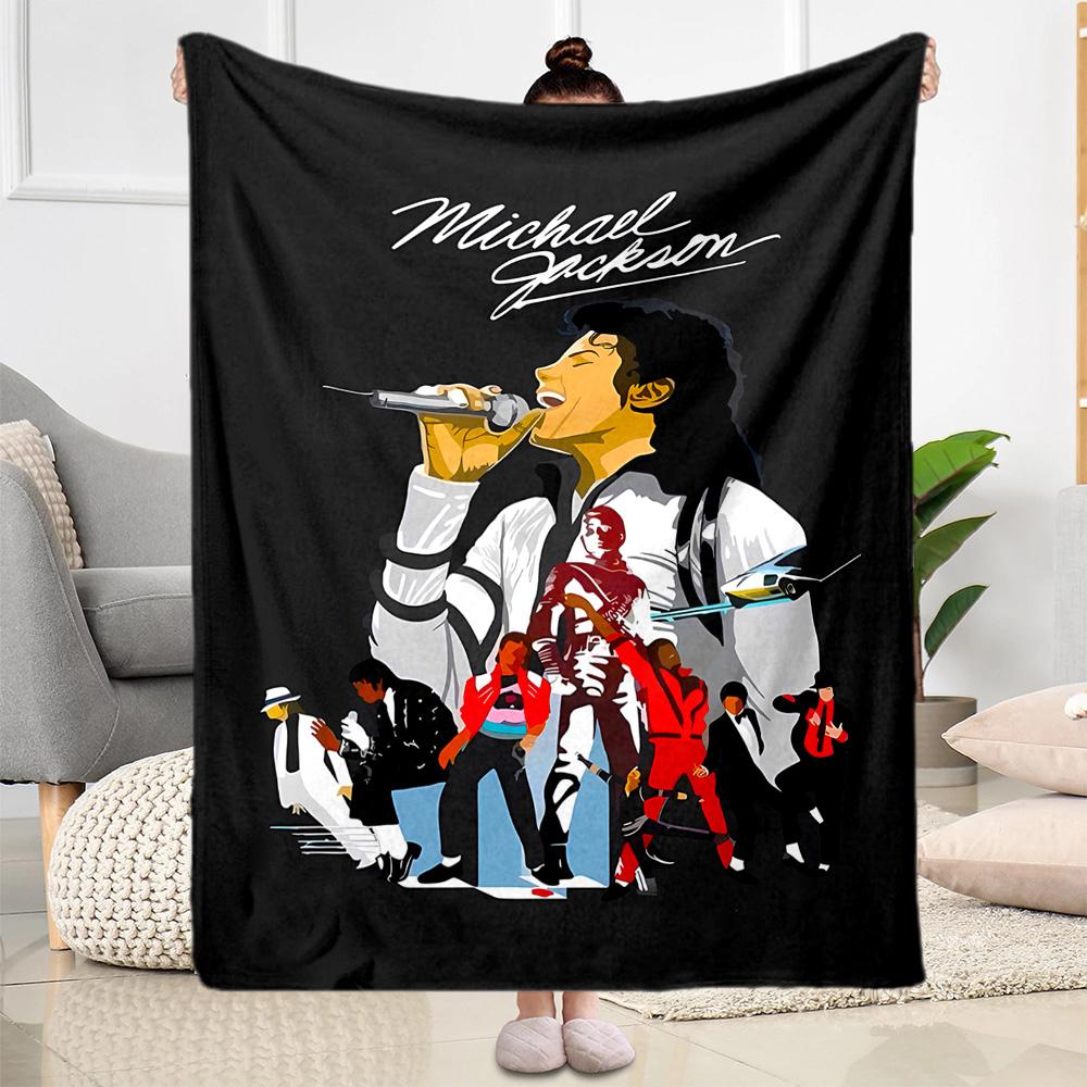 Michael Jackson Dangerous Tour Blanket Ultra-Soft Great for Bed Seaside Bedding for All Occasions Warmthful Decor