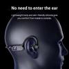 Air Conduction Bluetooth Earphones V5.3 Plug Memory Card Digital Display Waterproof With Mic Hanging Ear Sports Earphones