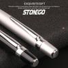 Мини-вращающаяся металлическая шариковая ручка STONEGO, деловой рекламный подарок, средне-масляная ручка