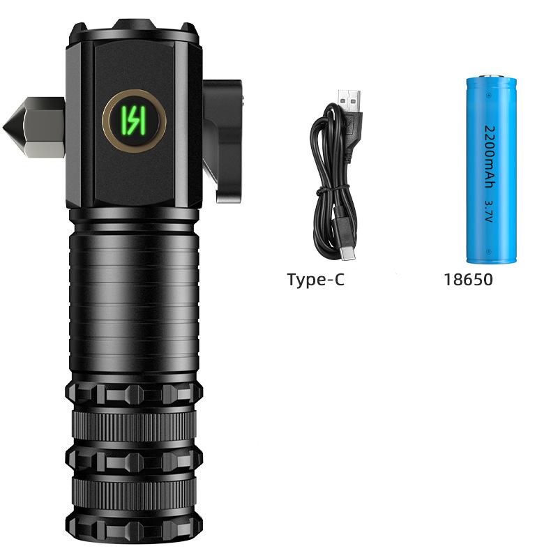 Трехглазый фонарик-монстр, мощный 3LED18650, фонарик из алюминиевого сплава, USB перезаряжаемый, уличный, водонепроницаемый, с магнитным всасыванием, рабочий фонарь