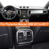 For Porsche Macan Car Front Rear Central Console Air Conditioning AC Vent Grille Clip Slider Repair Kit For Macan 95B 2014-2017