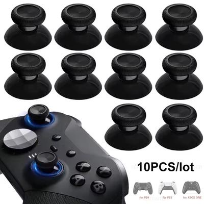 10 шт. Запасные аналоговые стики для контроллера PS5 PS4 PS3 PS2, колпачки для джойстиков для XBOX ONE / 360, запчасти для ремонта, аксессуары