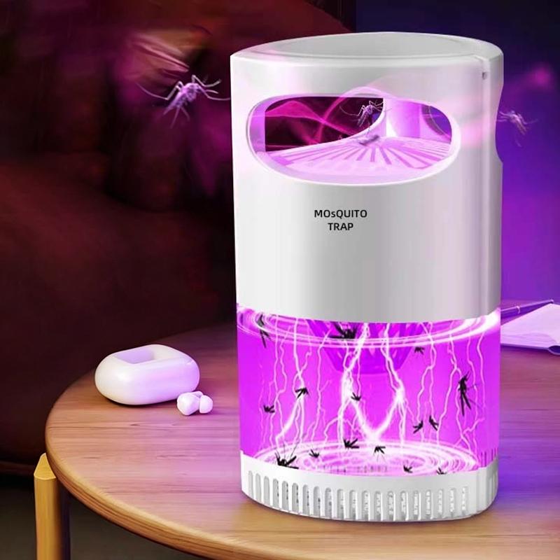 Silent Mosquito Killer Lamp UV Photocatalyst Bug Zapper 1Pcs USB Charging Light Weight for Hiking Camping Travel Use