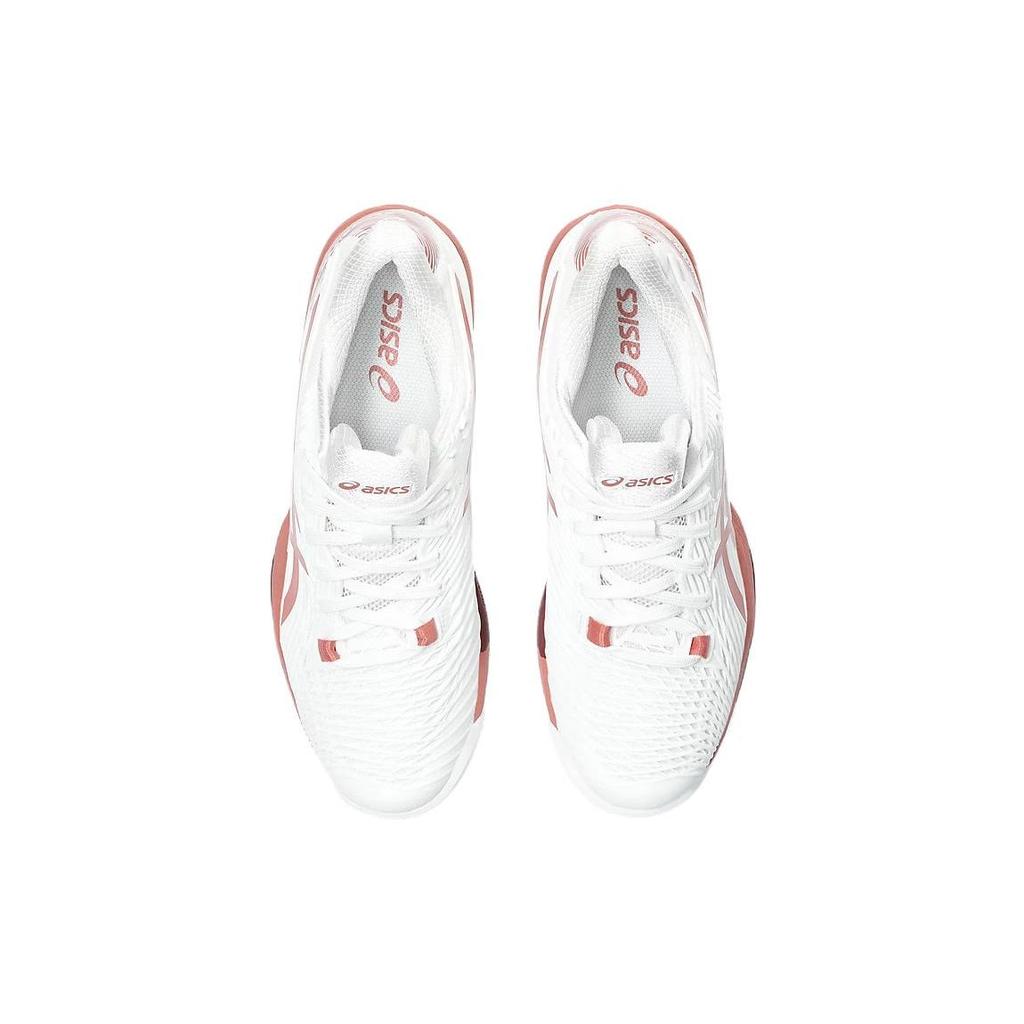 Asics Solution Speed FF 2 Comfortable Shock Absorption Low-Top Tennis Shoes Women Sneaker Red White 1042A135-105