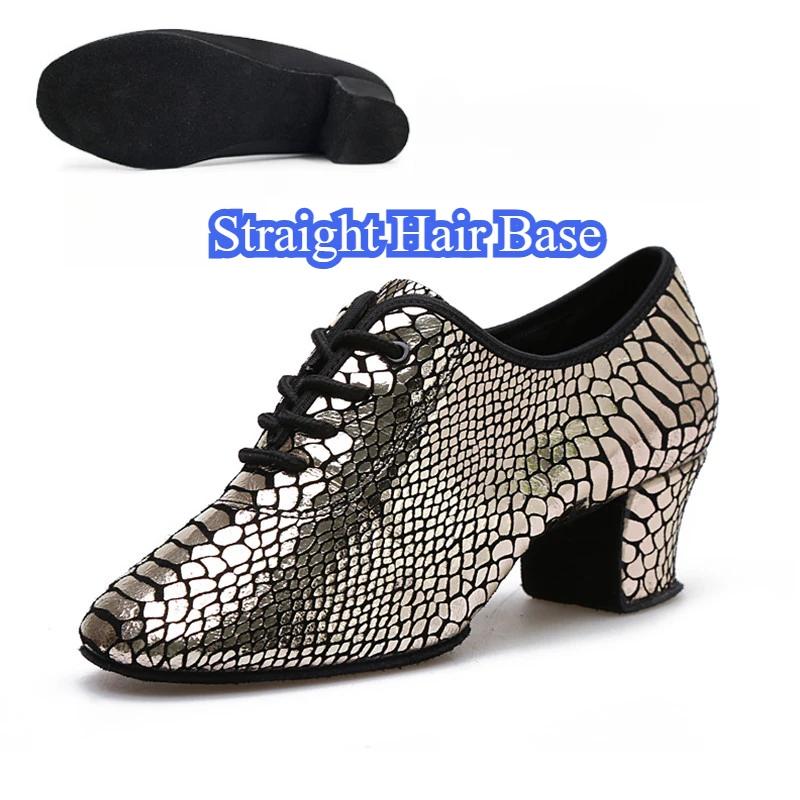 Женские Леди Девушки Комнатные Уличные Верх из Оксфордской Кожи Массивный Каблук Кроссовки Каблук Высокий Бальный Современный Латиноамериканский Танцевальные Туфли