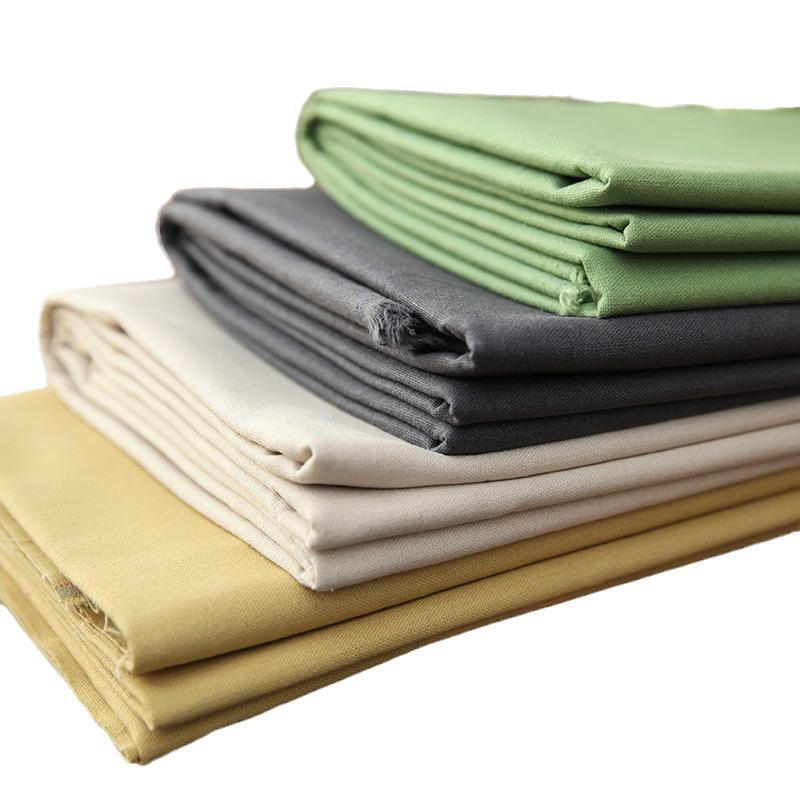 Простая синяя хлопковая и льняная ткань для вышивки своими руками и ручного пэчворка