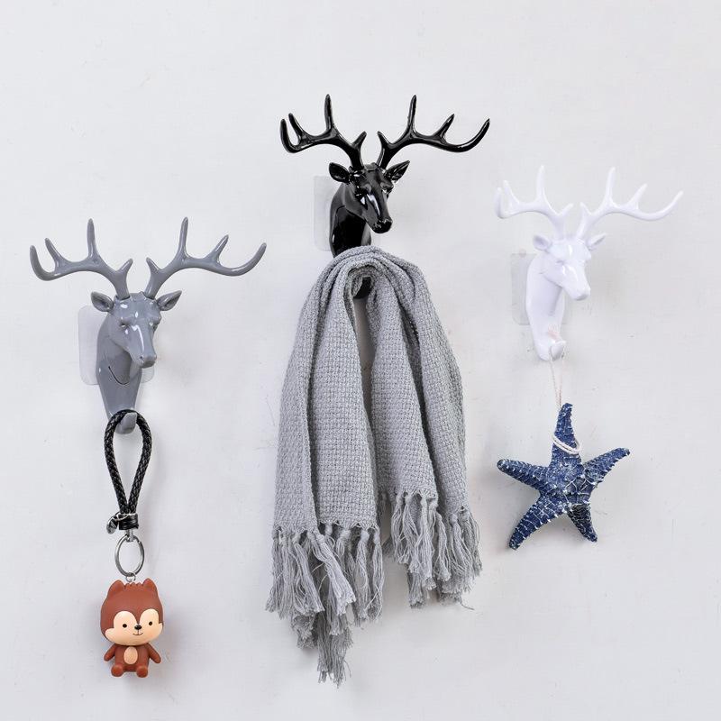 Decoration Wall Clothes Hook Wall Hanging Creative Wall Personality Antler Key Hook