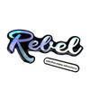 Логотип Rebel, наклейки для мотоцикла, боковая полоса, наклейка на велосипедный шлем, Стайлинг автомобиля, виниловая наклейка для HONDA YAMAHA KAWASAKI