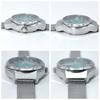 Крайне рабочие зеленые Morpho SEIKO Quartz Январский винтаж, часы 7903-0040, 1977 г., день-дата, женские часы.