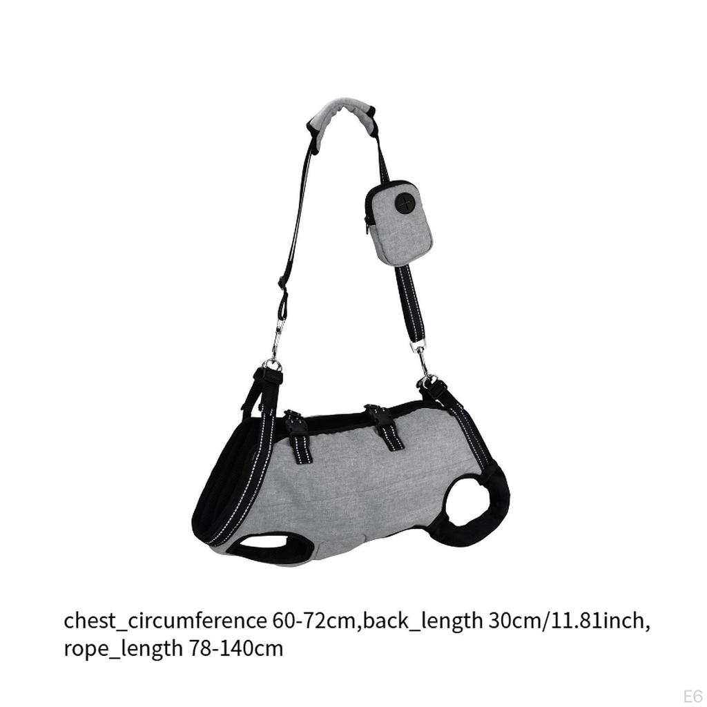 Поддерживающий ремень для собаки для помощи при ходьбе