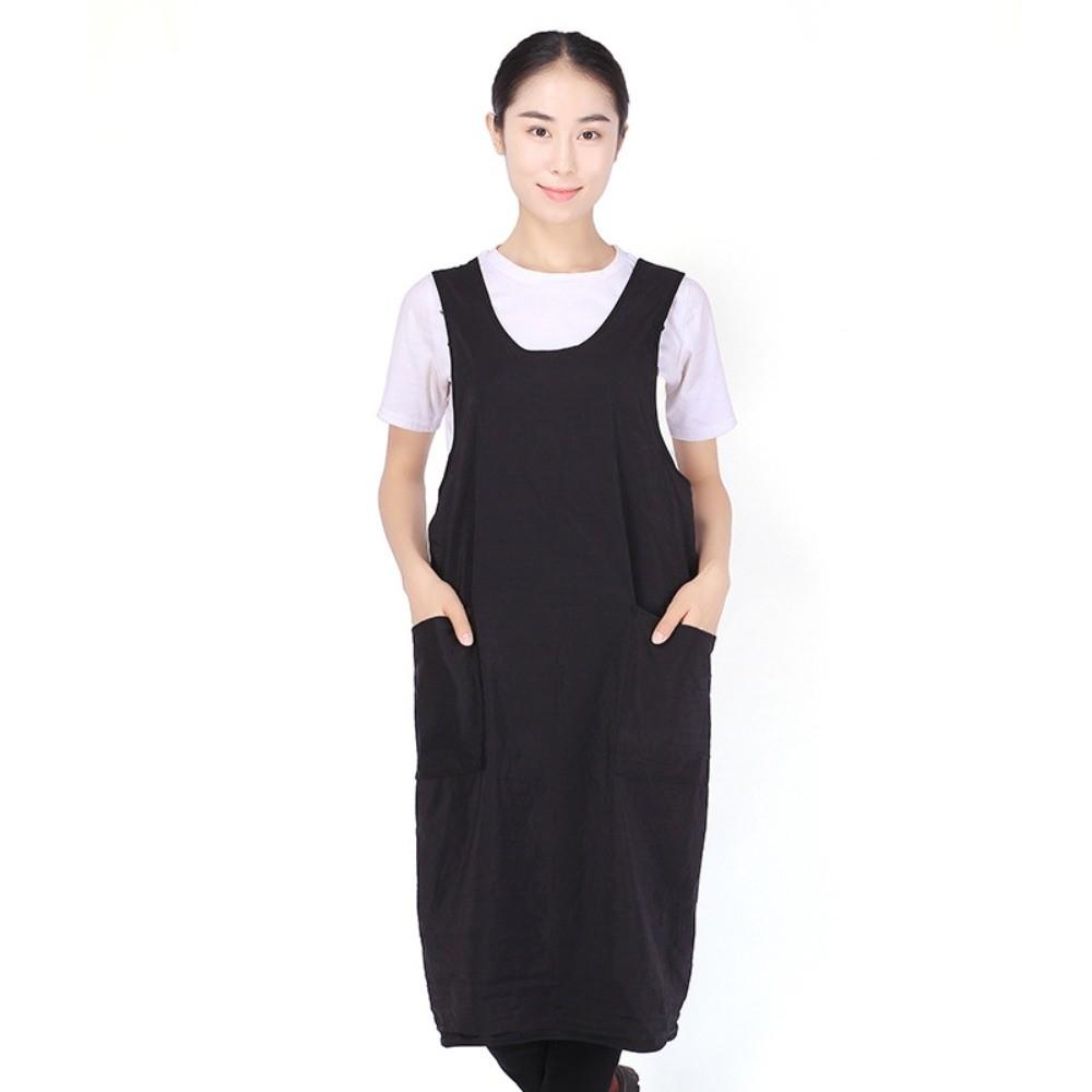with Pockets Barber Shop Work Clothes Soft Hair Cutting Gown Cross Hairdressing Apron Beauty Salon