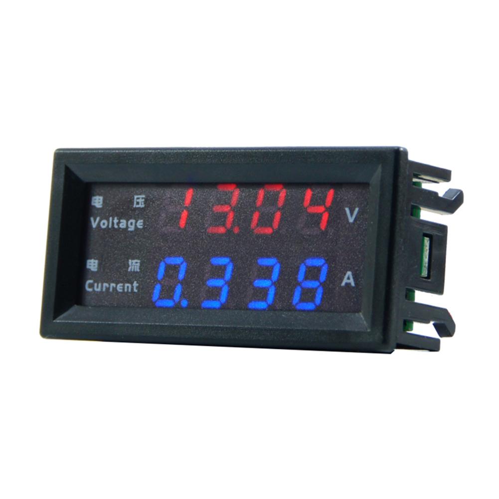 DC 100V 200V 10A Вольт Ампер Тестер Панельный Измеритель 0,28 Дюйма Светодиодный Дисплей Электронный Цифровой Вольтметр Амперметр Напряжение АМП Метр Тестер