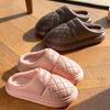 Winter Women Home Slippers Plush Warm Thick Bottom Slides Breathable Soft Non-slip Slippers Indoor Outdoor Men Casual Slippers