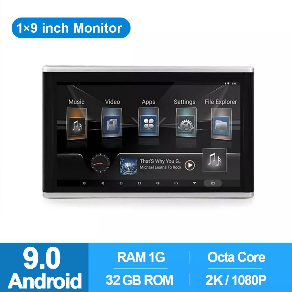 Автомобильный монитор для подголовника Android с разъемом, Автомобильное устройство развлечений для задних сидений MP5