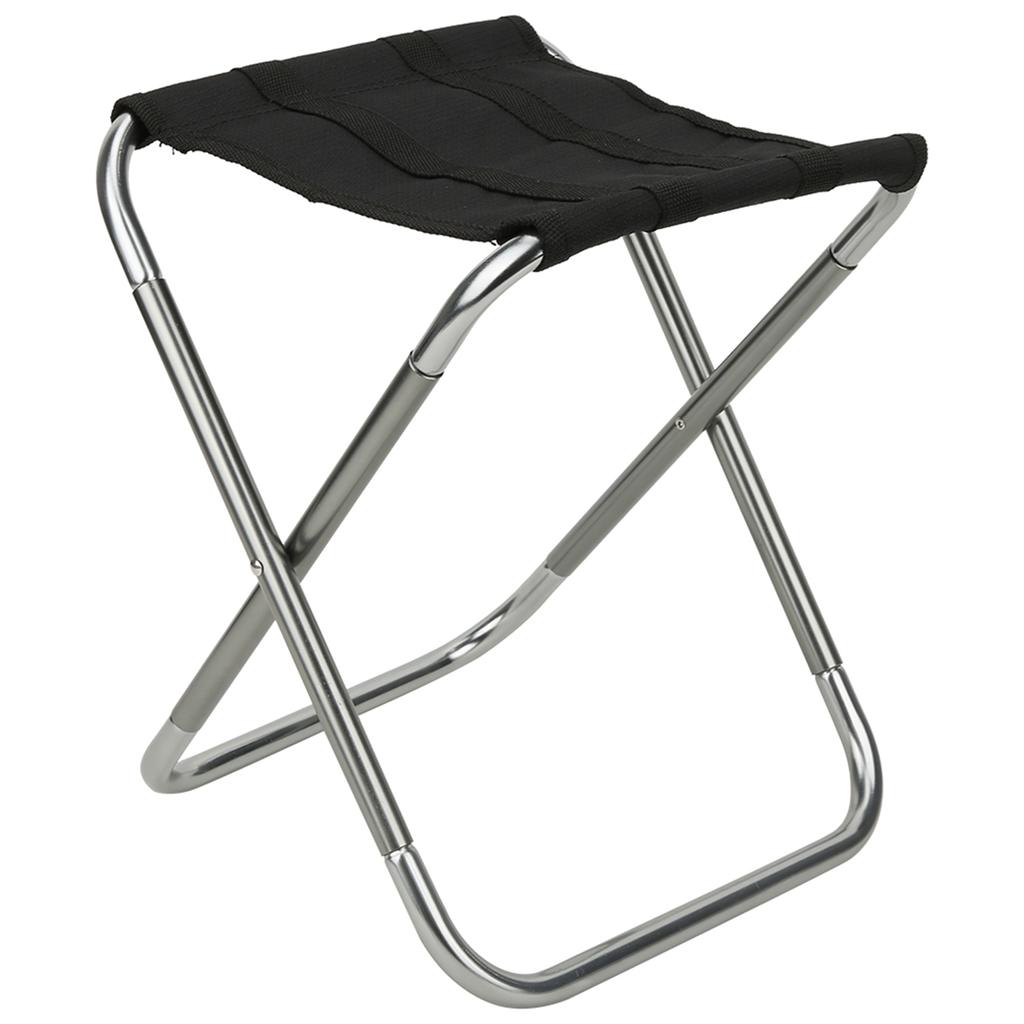 7075 Aviation Aluminum Alloy 600D Oxford Polyester Gun Color Outdoor Foldable Chair Portable Fishing Stool