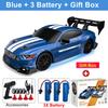 Rc Car With Led Remote Control Cars High Speed Fast Drift Racing 2.4g Radio Rtr Vehicle Gtrpro Model Toy Kids Children Gift