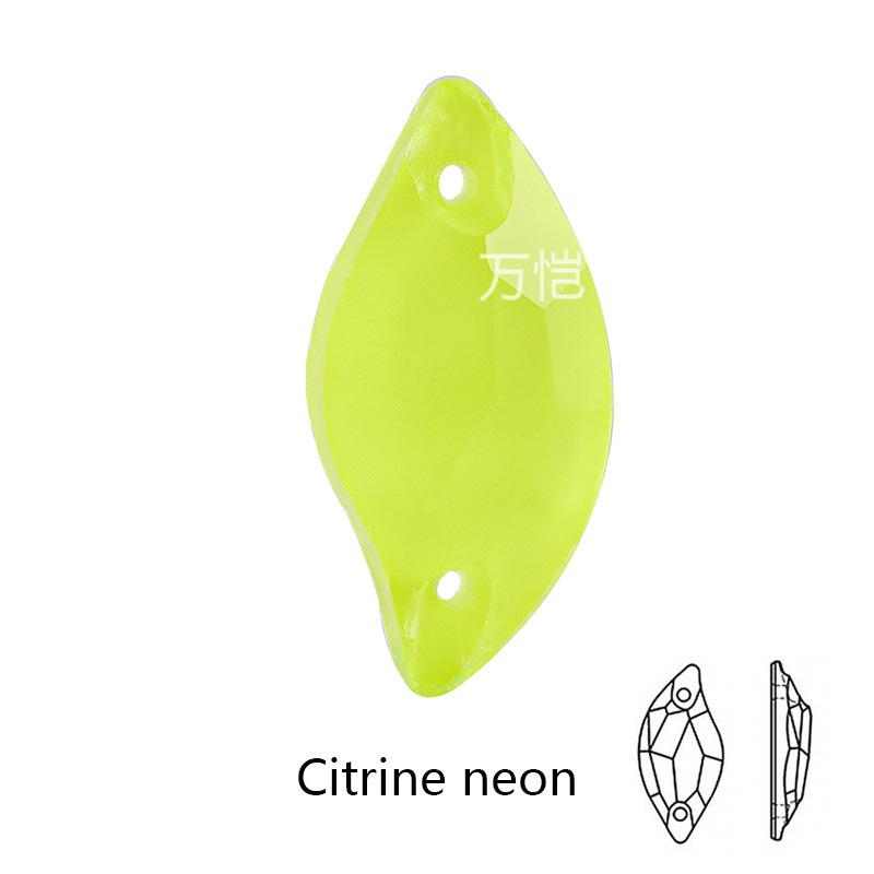 Стекло Лист Ивы Ручная Вышивка Дрель, Русалка Неоновый Флуоресцентный Плоское Дно Сделай Сам Одежда Обувь И Носки Бриллиантовые Ювелирные Аксессуары Стразы