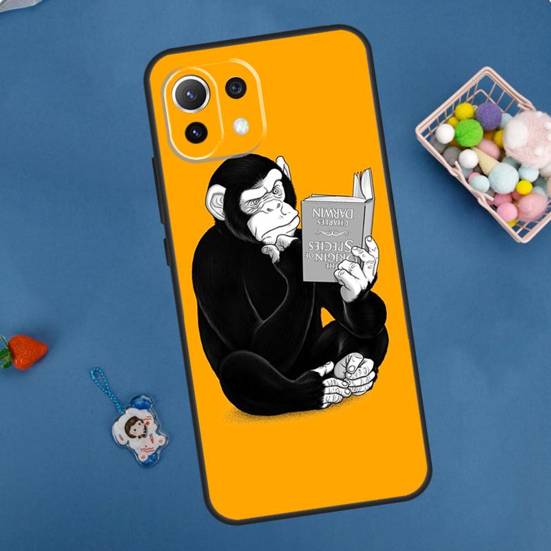 Мультяшный Чехол Обезьянка Для Xiaomi 15 Ultra 13 14 11T 12T 13T 14T Pro POCO X7 Pro F5 F6 M6 X3 X5 X6 Pro Чехол