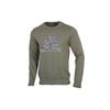 Adidas Sweatshirts Men's Army Green Crew Neck Moderate Regular GH4413