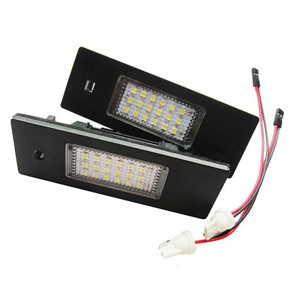 Светодиодная лампа подсветки номерного знака, 1 пара, автомобильная светодиодная лампа подсветки номерного знака для