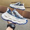 Fashion SYTK Fashion Blue Casual Sneakers Men Original Designer Platform Shoes Men Increase Heel Hip Hop Chunky Sneakers Mens Trainers