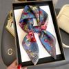 70 * 70cm New Silk Small Square Scarf For Women'S Neck Protection Professional Scarf Versatile Hair Tie Headscarf Scarf