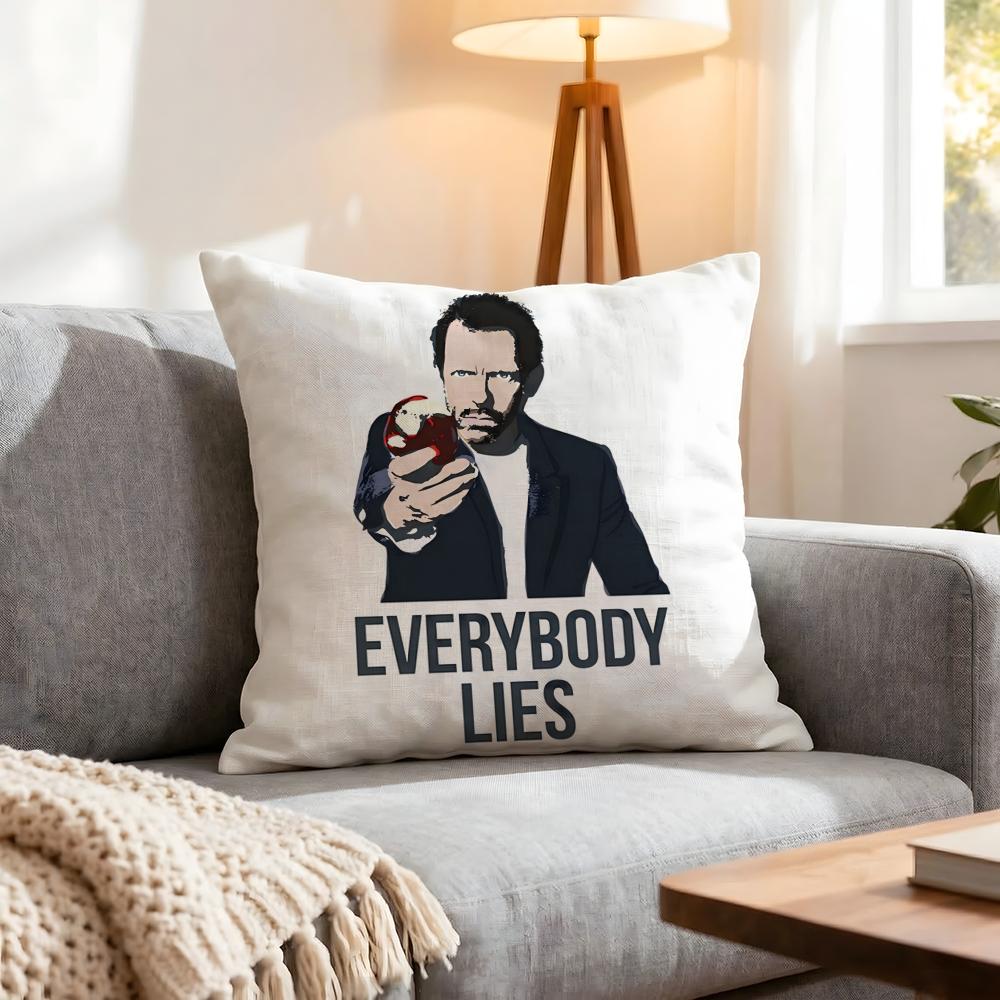 Show Dr House Cushion Cover Pcs Decorative Covers Soft Cushion Case for Sofa Couch Decor x x Pillowcases