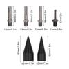 6pcs With 4 Handles Wood Splitter Drill Bit Woodworking Firewood Splitter  Household Use