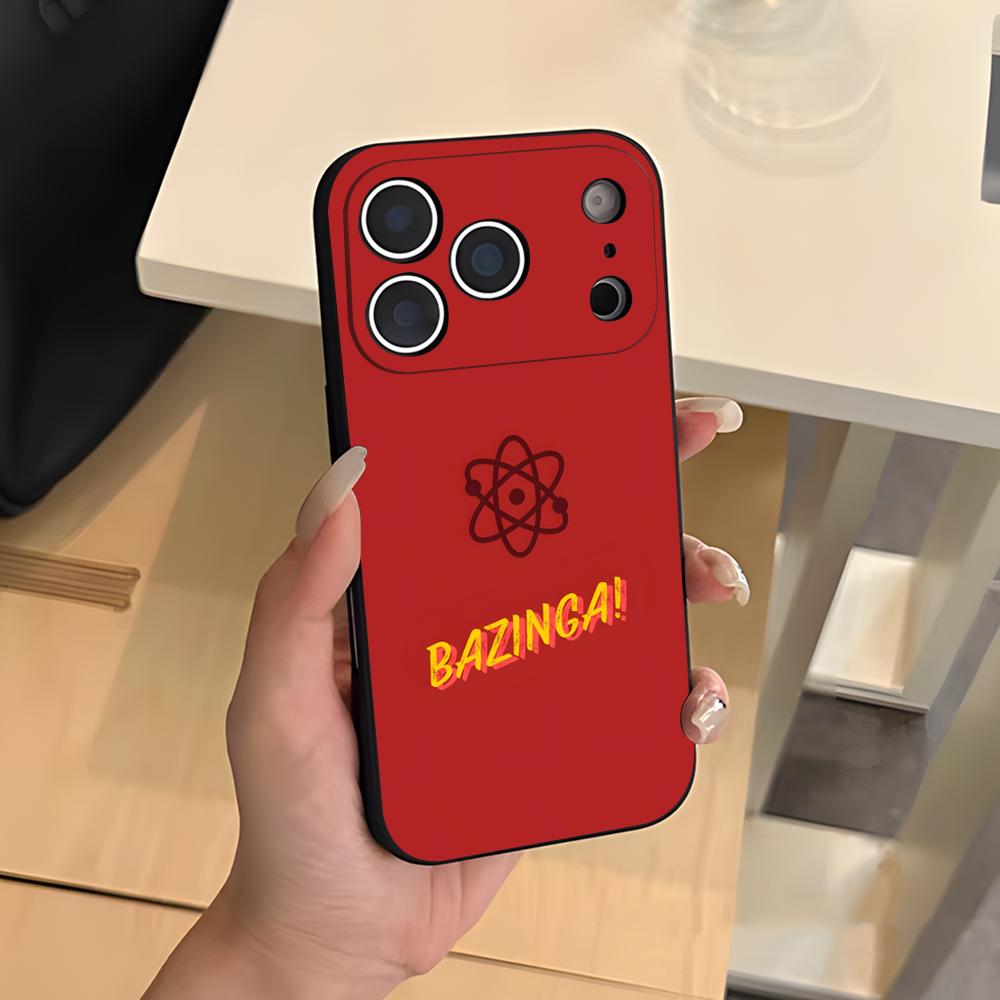 America TV The Big B-Bang Theory Phone Case For IPhone 17 Air 16 E Pro Max 15 14 13 Mini 12 Pro 11 Max Plus Black Soft Shell