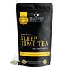 TEACURRY Sleeptime Green Tea - 15 Pyramid Tea Bags | 100% Nature Lemongrass, Chamomile, Lavender, Green Tea | Helps Relax Sleep, Calms Nerves