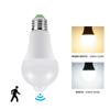 PIR Motion Sensor LED Bulb E27 12W 110 220V Motion Activated ON/OFF Smart Night Lamp For Home Hallway Corridor Security Lighting