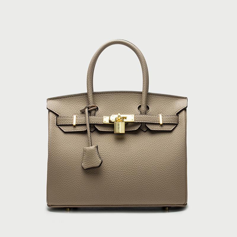 Модная женская сумка платинового цвета 2023 года с узорами личи и крокодиловой кожи