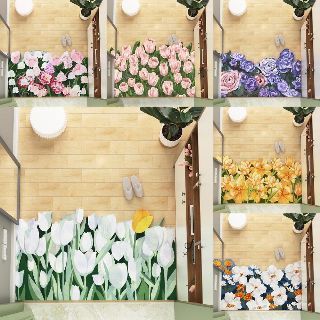 Прихожий коврик Tulipa с моющимся ПВХ-кожаным материалом для домашнего использования в помещении