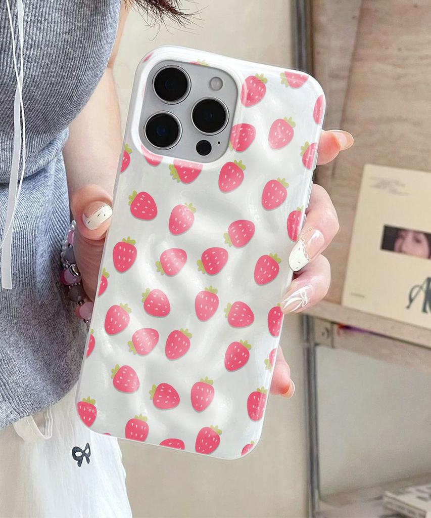 Чехол с сердечками в горошек Для IPhone 17 Air 16 15 14 13 12 11 Pro Max Чехол-бампер Для IPhone 16 15 14 Plus Чехол Funda Coque