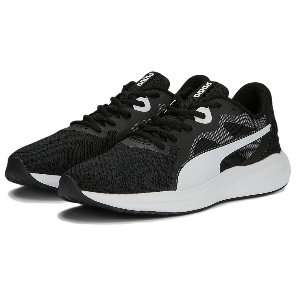 Puma Twitch Runner Fresh Black Men Sneakers White 377981-01