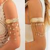 Adjustable Tassel Arm Chain Metal Arm Bracelet New Wide Open Bangle  Women