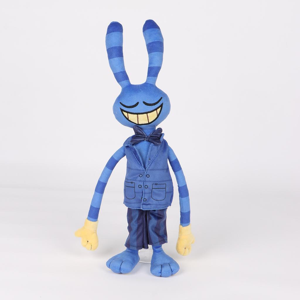 New Jax Scratch Clock Pomni Dolls The Amazing Digital Circus Anime Surrounding Plush Toys PP Cotton Best Festival Gifts for Kids