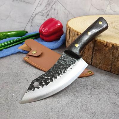 Кухонный нож Нож для обвалки Нож шеф-повара Нож мясника Деревянная ручка Уличные ножи для кемпинга Охотничий инструмент