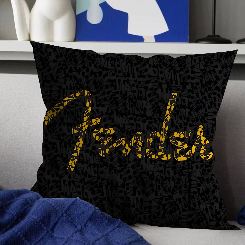 Fender Guitar Pillow Cushion Cover Pillowcase Living Room Sofa Home Decor Customized